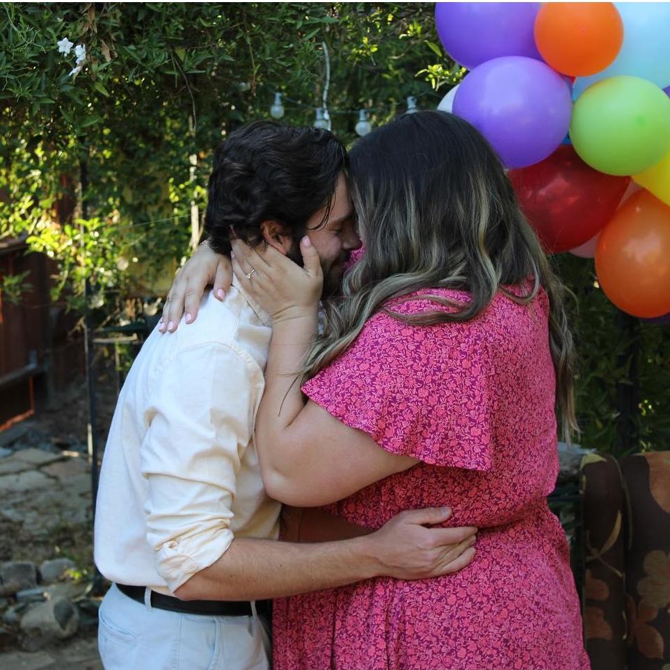 The night we got engaged. 7.9.21
