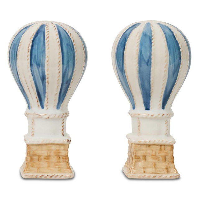 Juliska L'Amour Toujours Hot Air Balloon Salt and Pepper Shaker Set