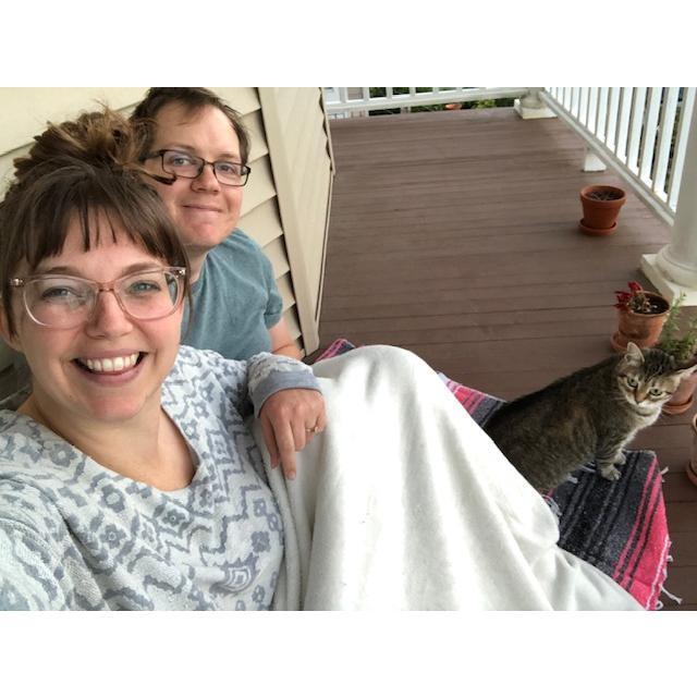 This is not our cat. She likes to be outdoors!