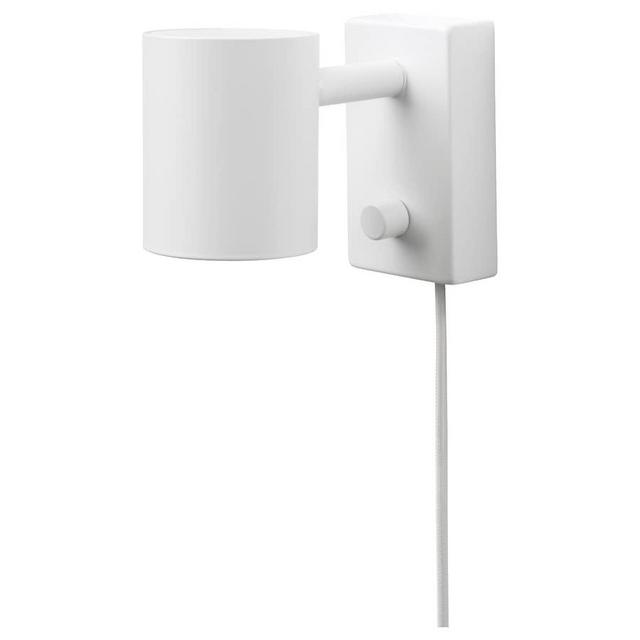 Wall/reading lamp, white NYMÅNE