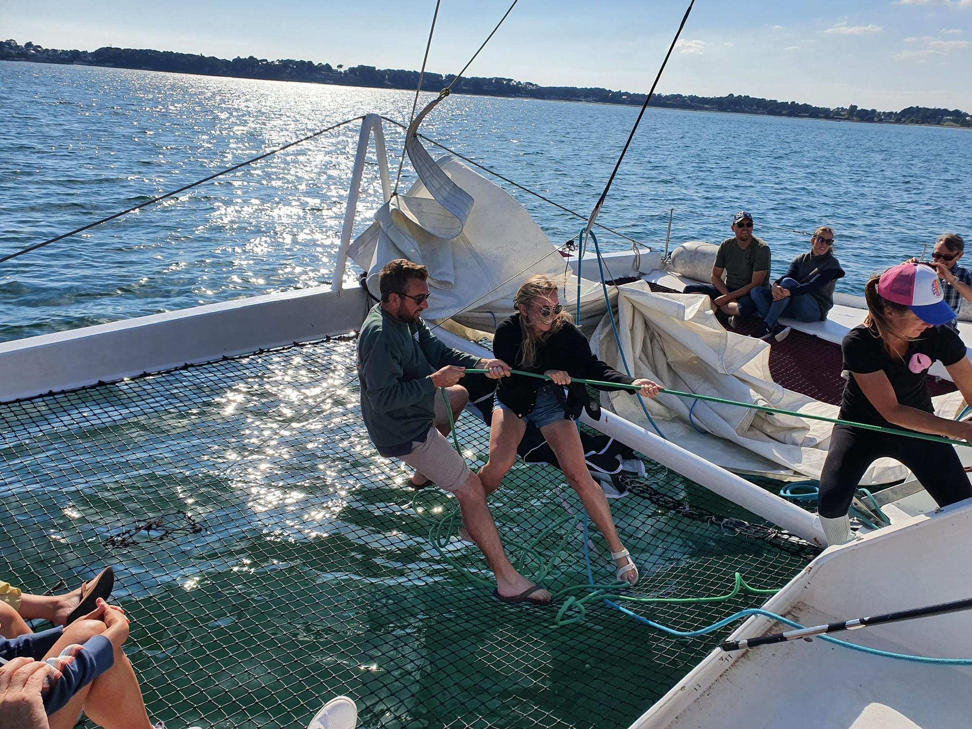 Boating trip in France