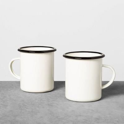 Enamelware Mug with Black Rim - Hearth & Hand™ with Magnolia
