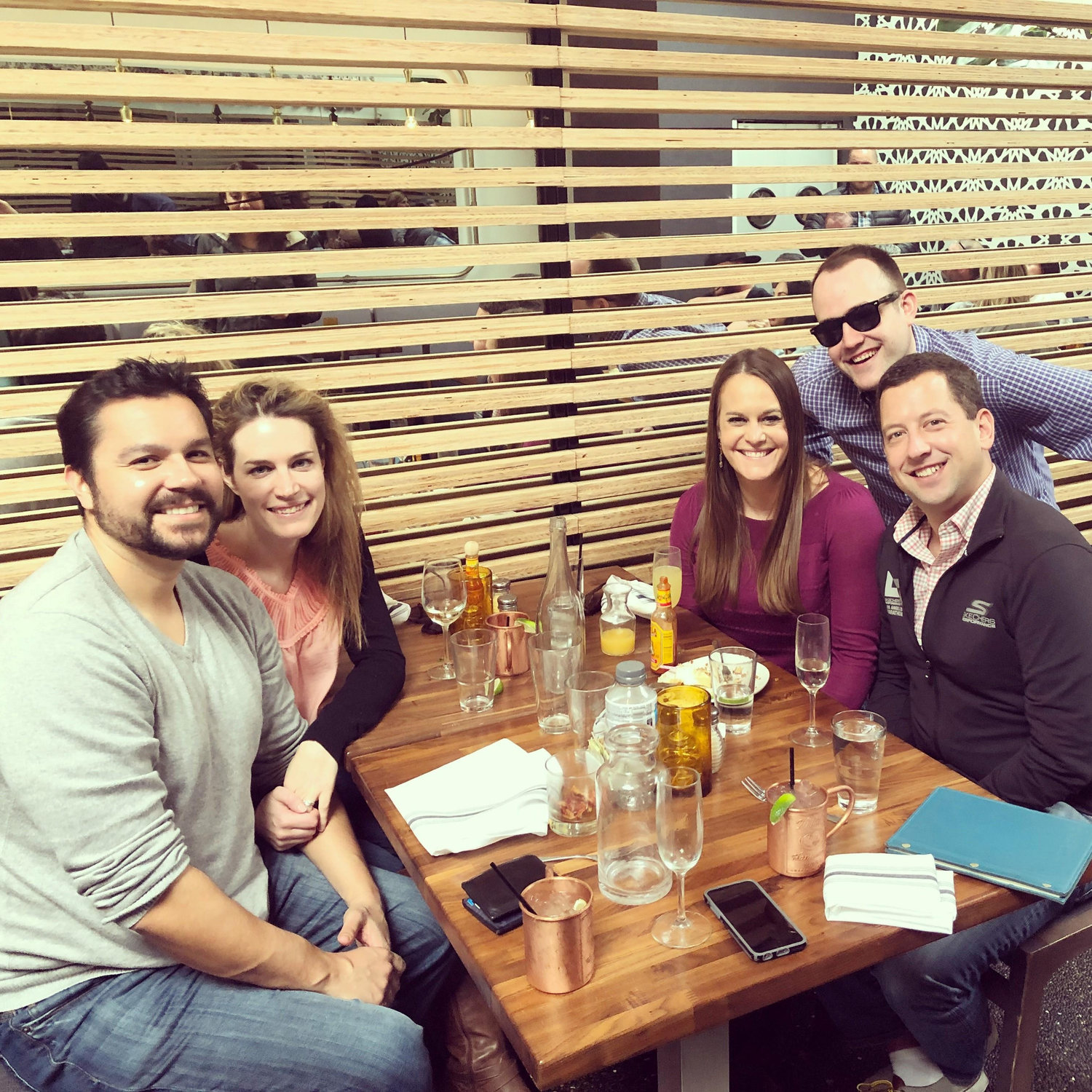 Ashley's brother, sister and brother-in-law visiting LA