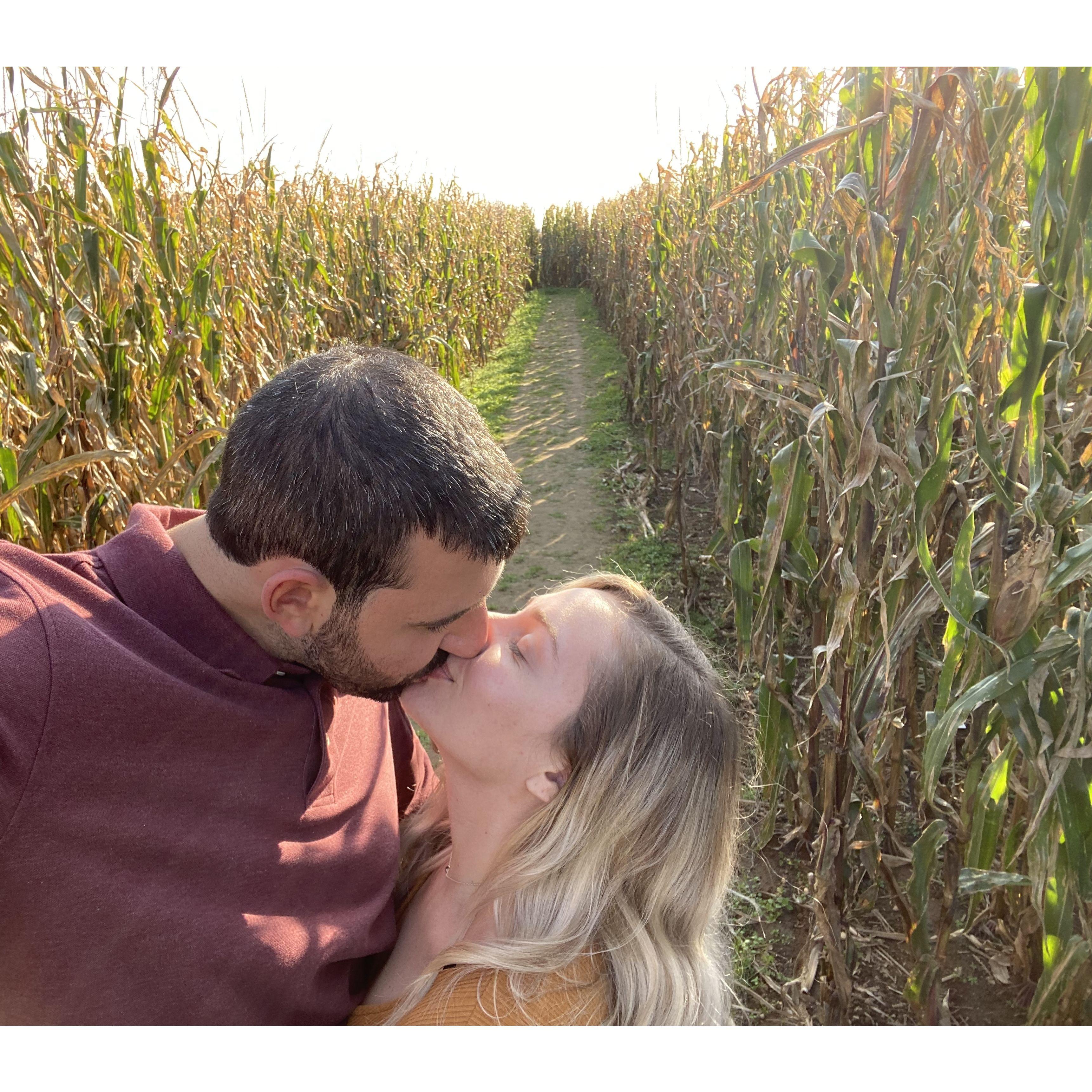 Corn Maze and Kisses xoxo