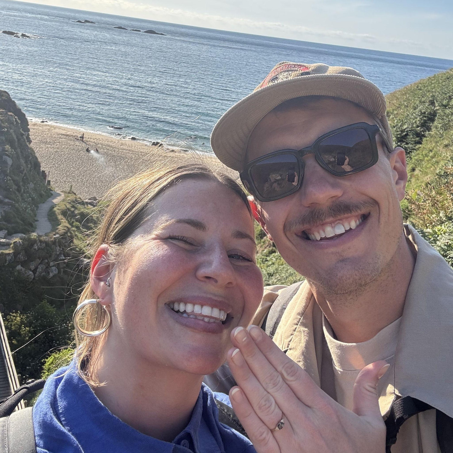 Engaged in cornwall