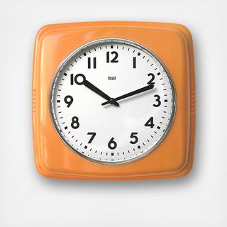 Square Retro Modern Wall Clock