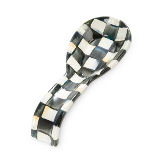 Mackenzie-Childs Courtly Check Enamel Spoon Rest