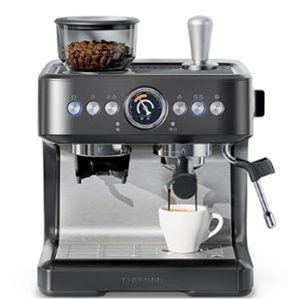 Chefman Crema Deluxe Espresso Machine with Double Boiler