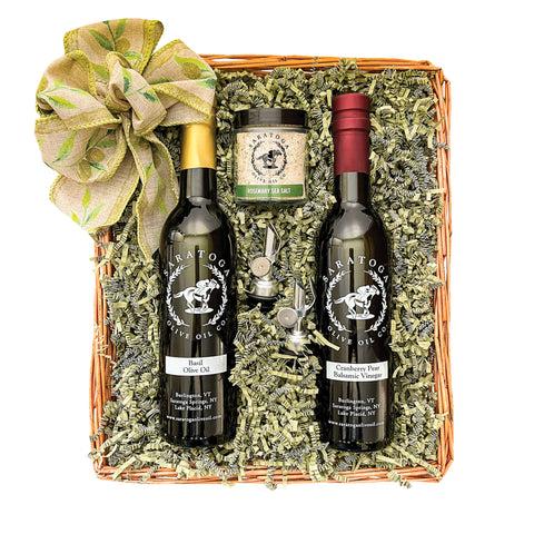 Saratoga Olive Oil - Home Stretch Gift Basket