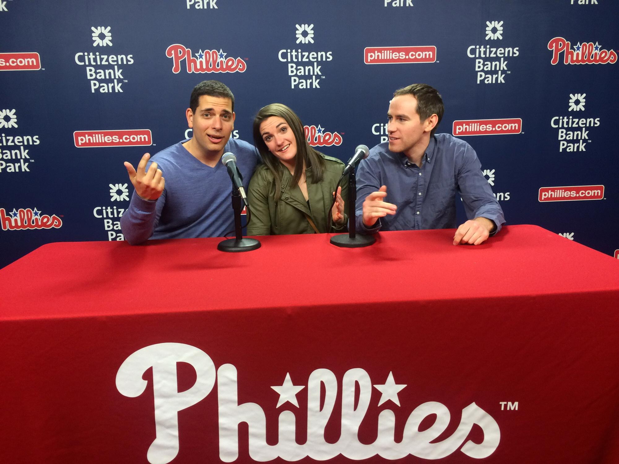 Match Day celebration at the Phillies stadium