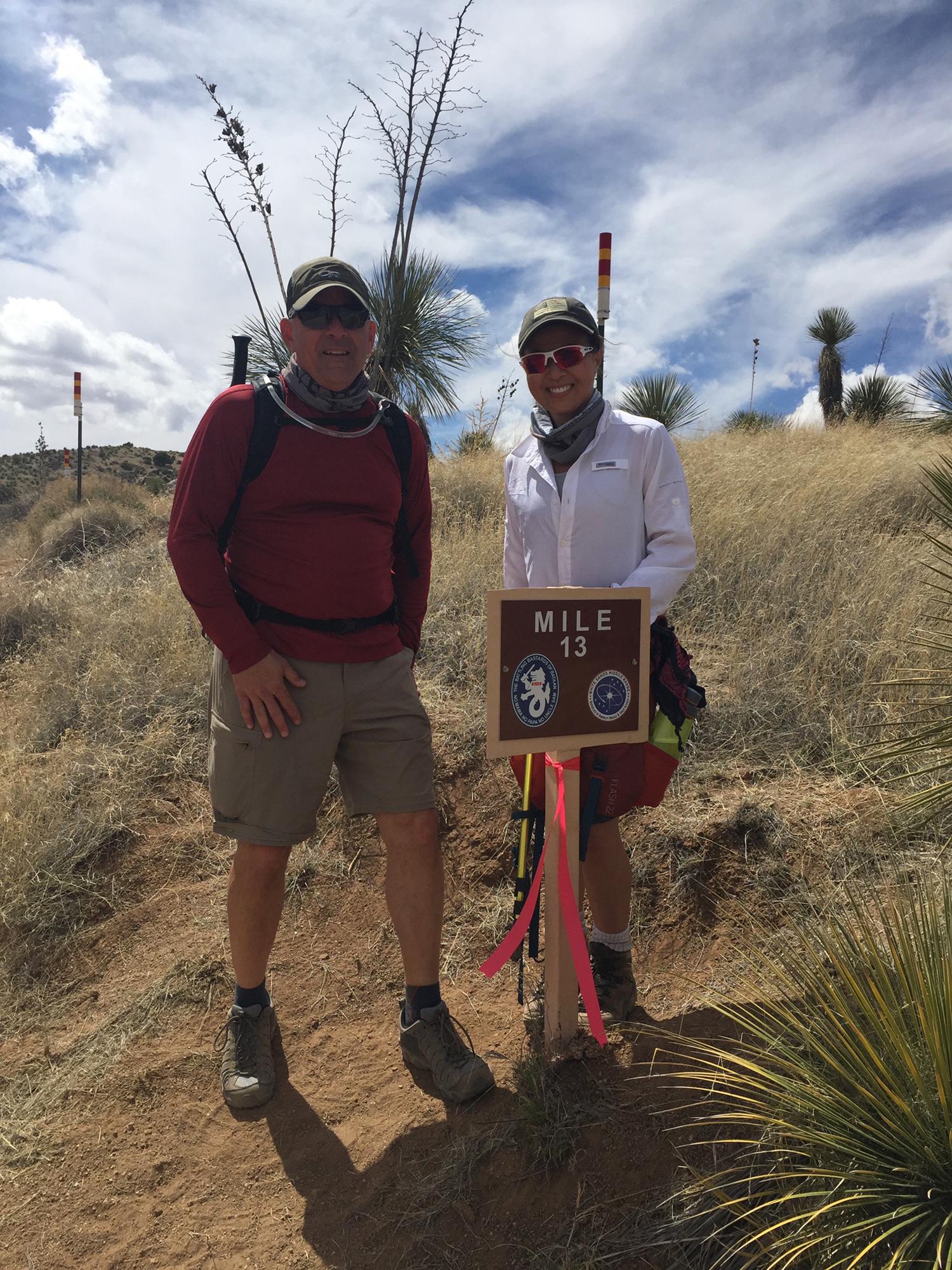 The Bataan March Memorial 26.2 mile hike in White Sands, New Mexico
