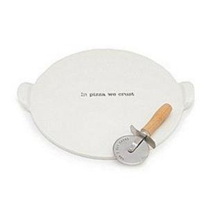 Mud Pie Pizza Stone Set