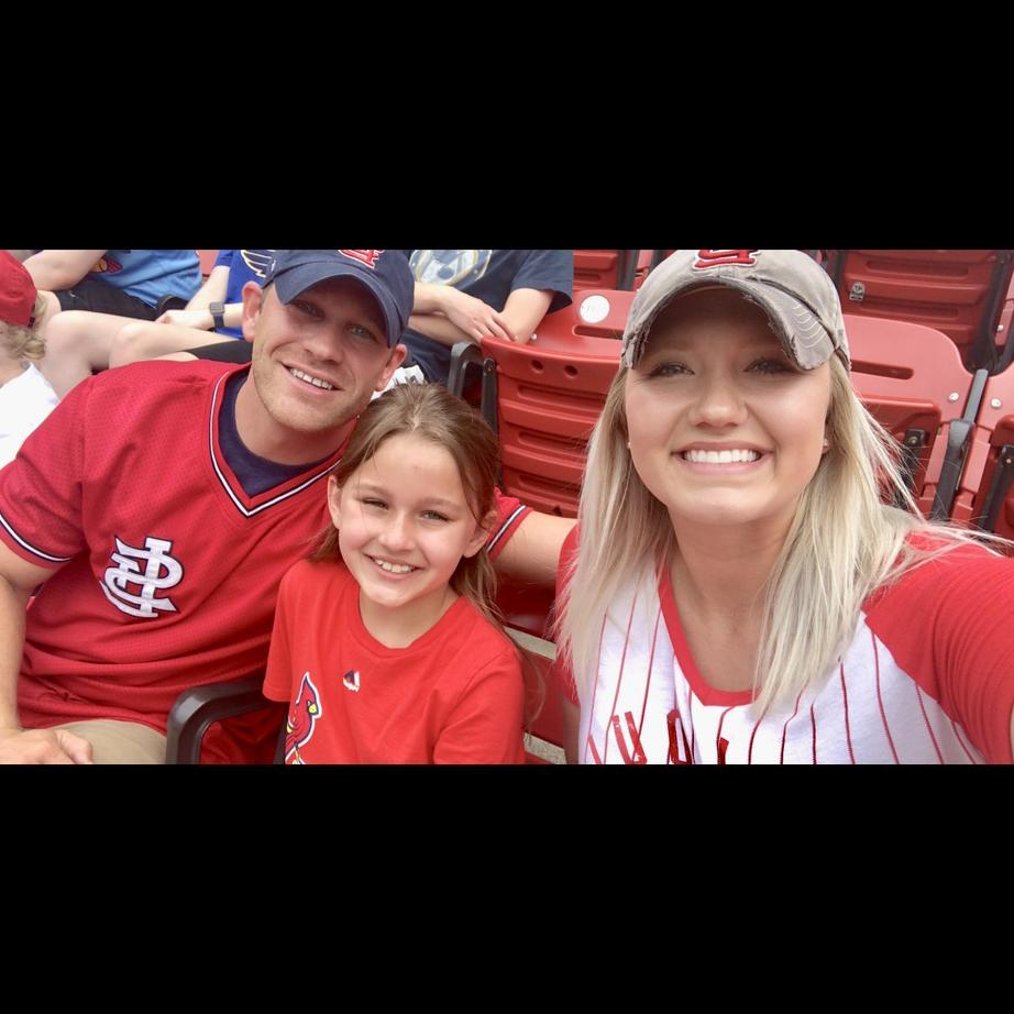 Vivian’s first Cardinals Game