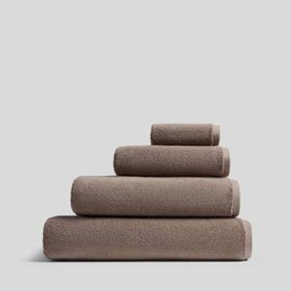 Parachute Organic Plush Hand Towels (Warm Grey)