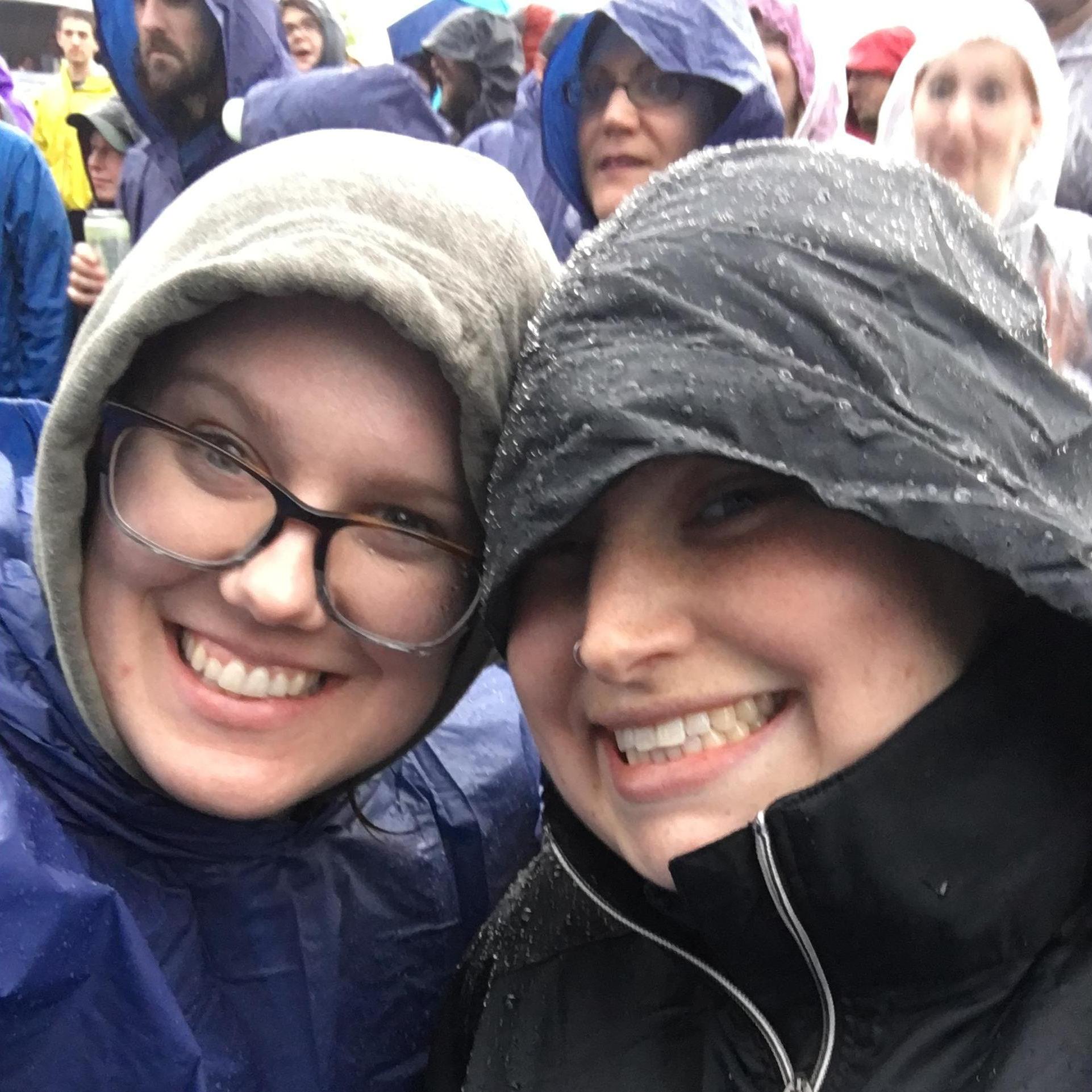 The second night of Brandi Carlile's 2019 shows at the Shelburne in Burlington, VT got rained out. No one else I'd rather be stuck in the rain with.