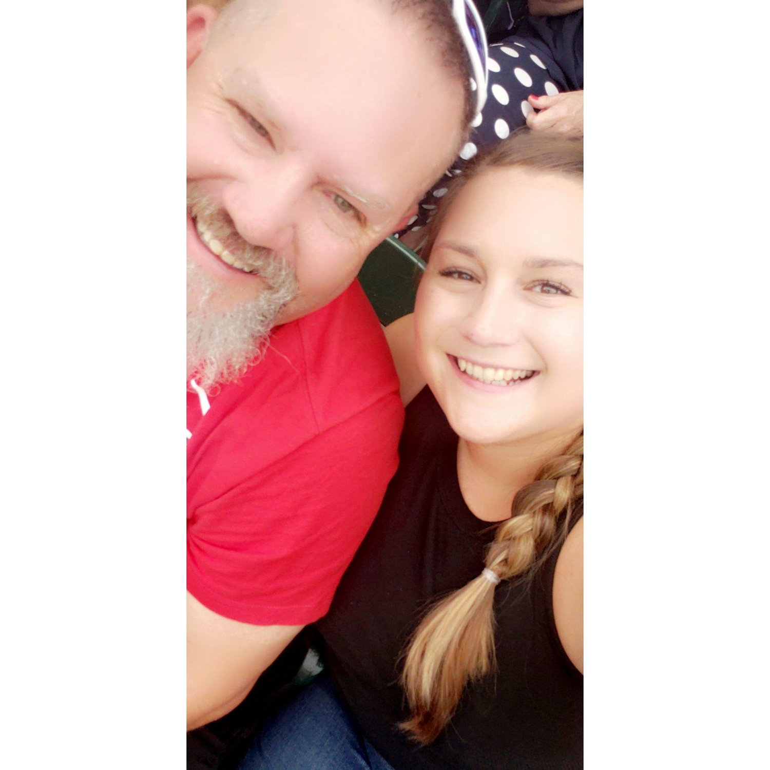 Always at a Braves game!