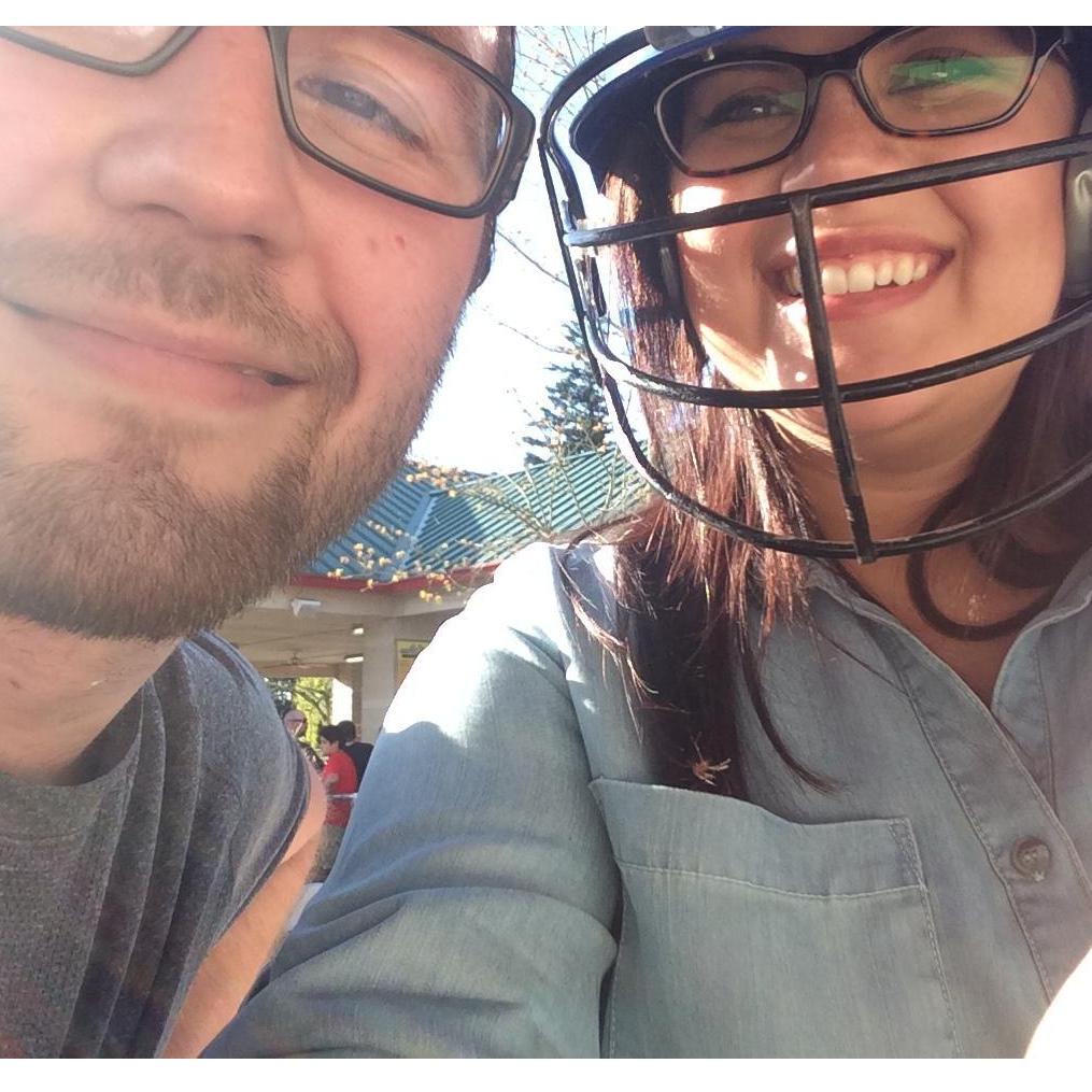 Batting cages, arcades and go carts for our fourth anniversary 2015. Best day ever!