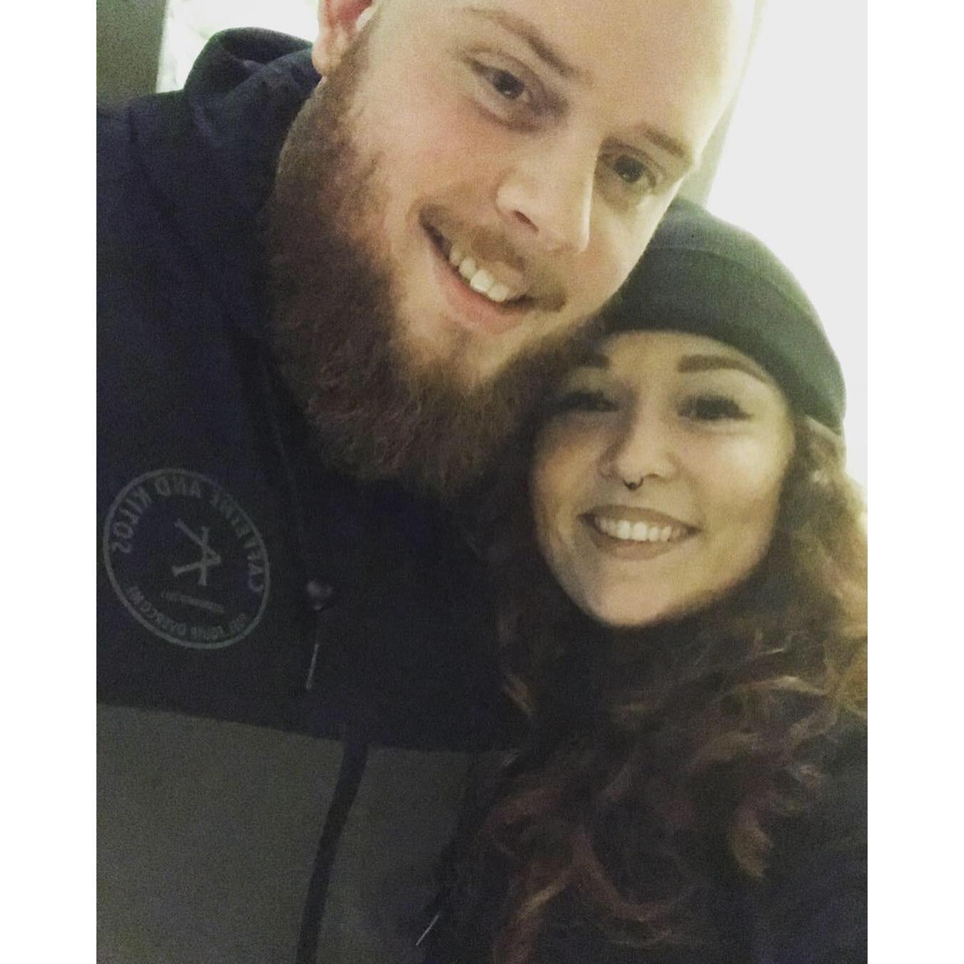 First pic as an an engaged couple❤️