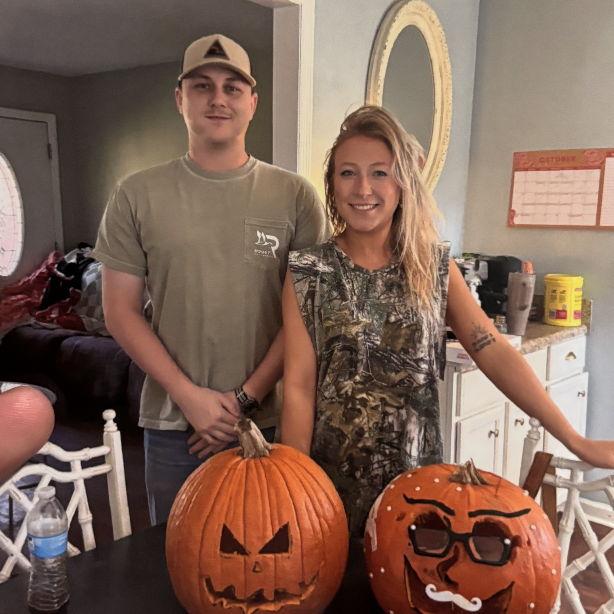 Our first pumpkins!