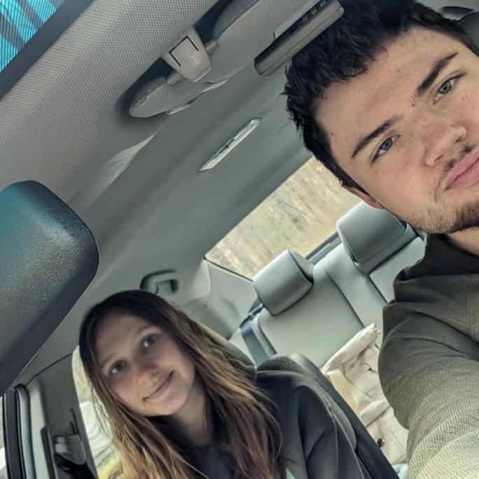 For some reason Hunter thought that a picture of me with unwashed, unbrushed camping hair was the move