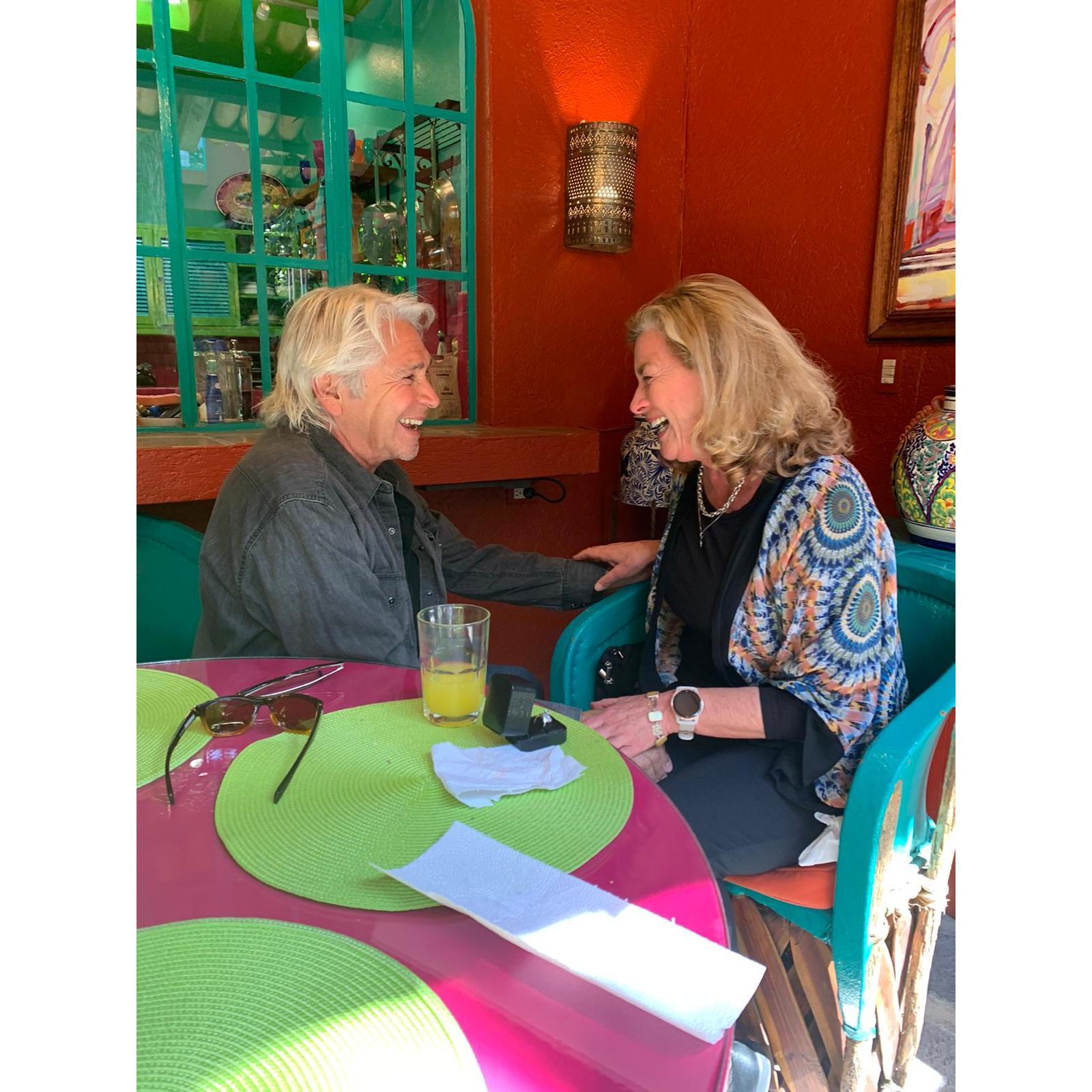 Popping the question