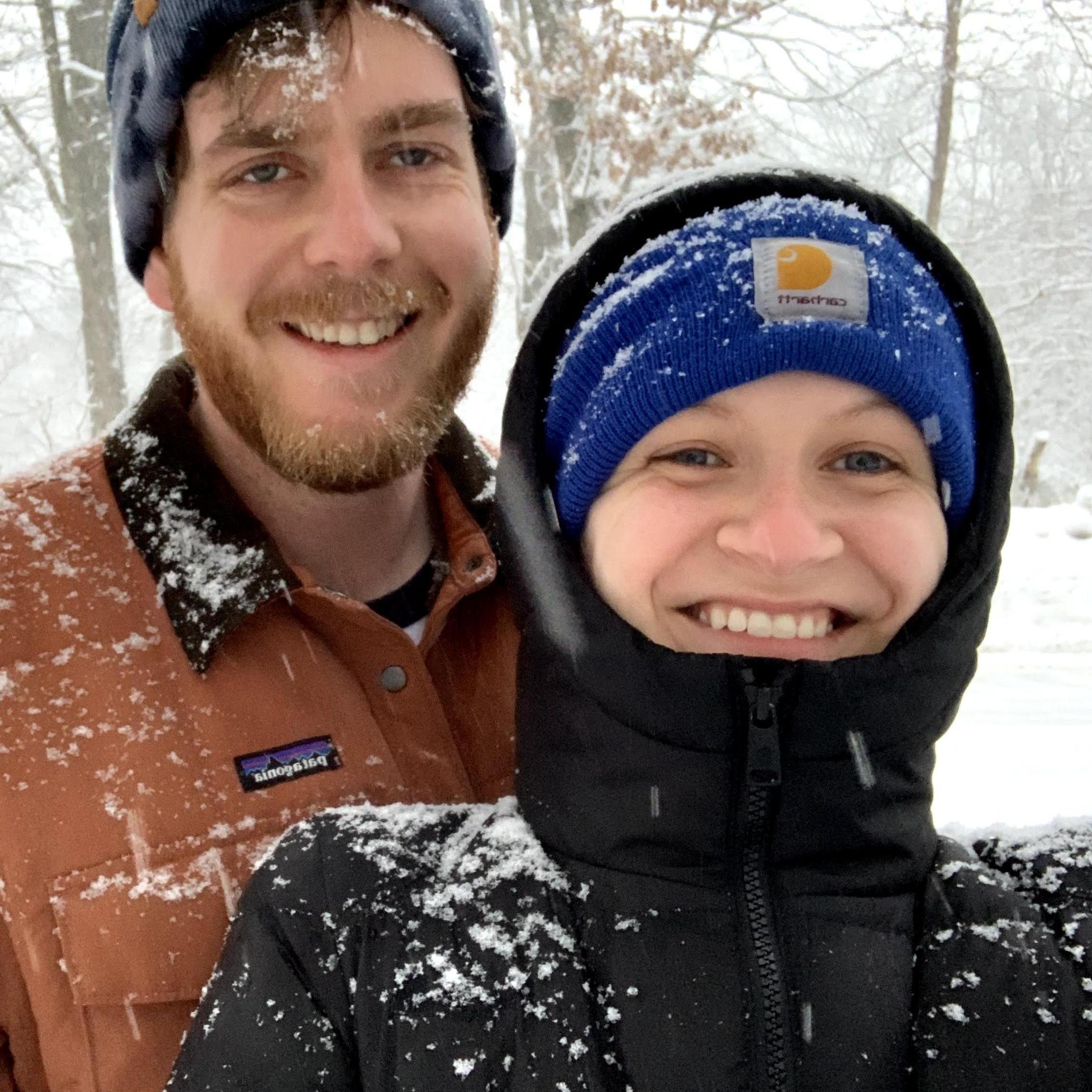 Our first New England storm since moving back