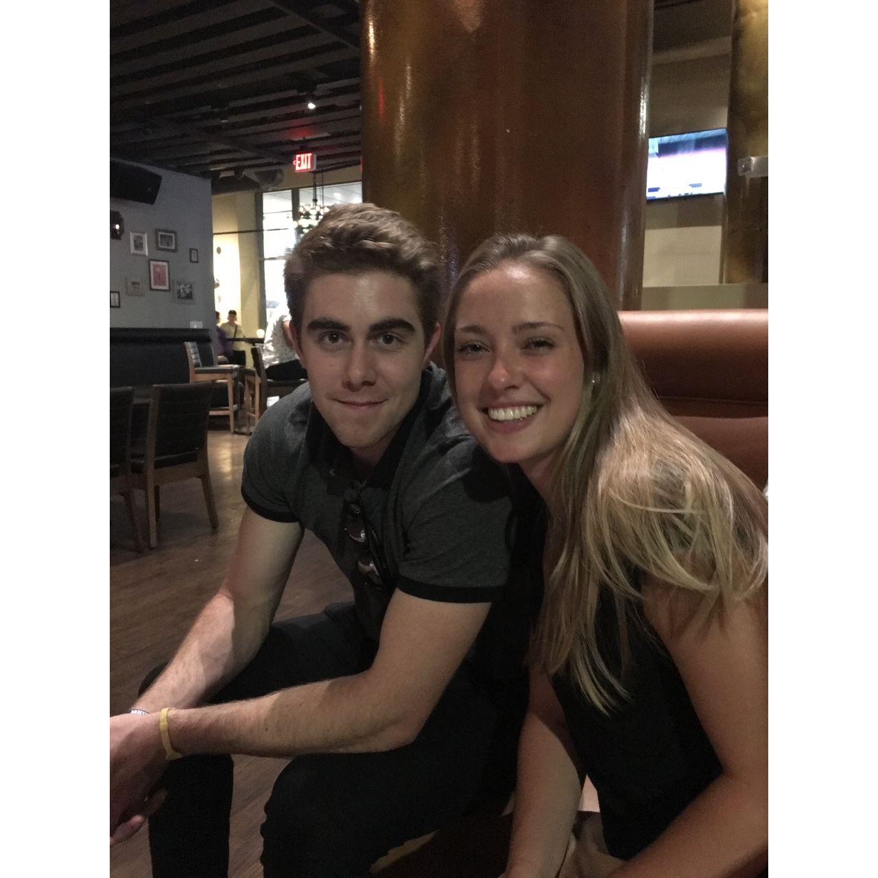 Amy's first time meeting Cal, Cheryl & Anthony in Boston! Went to a fun comedy show this night.