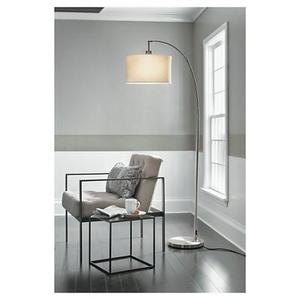 Arc Floor Lamp Silver (Lamp Only) - Project 62™