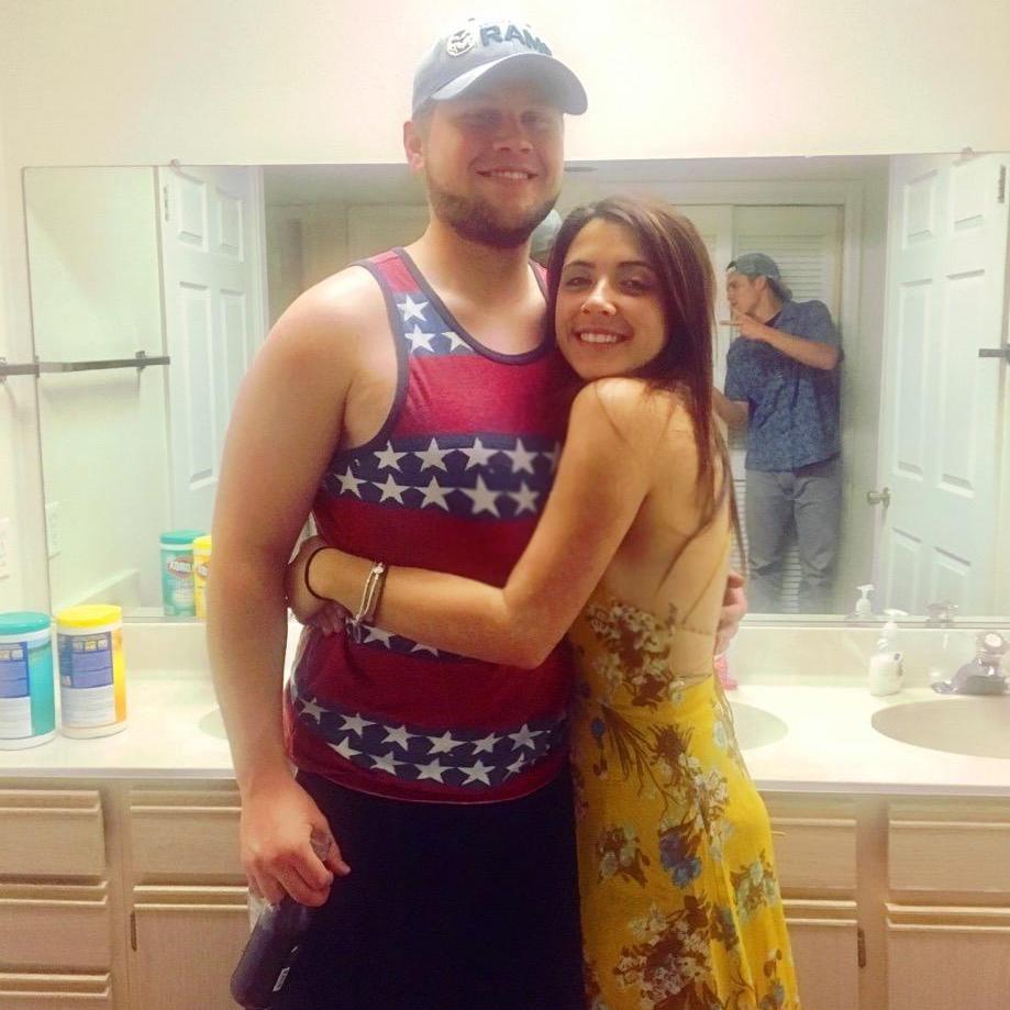 Our first picture together.