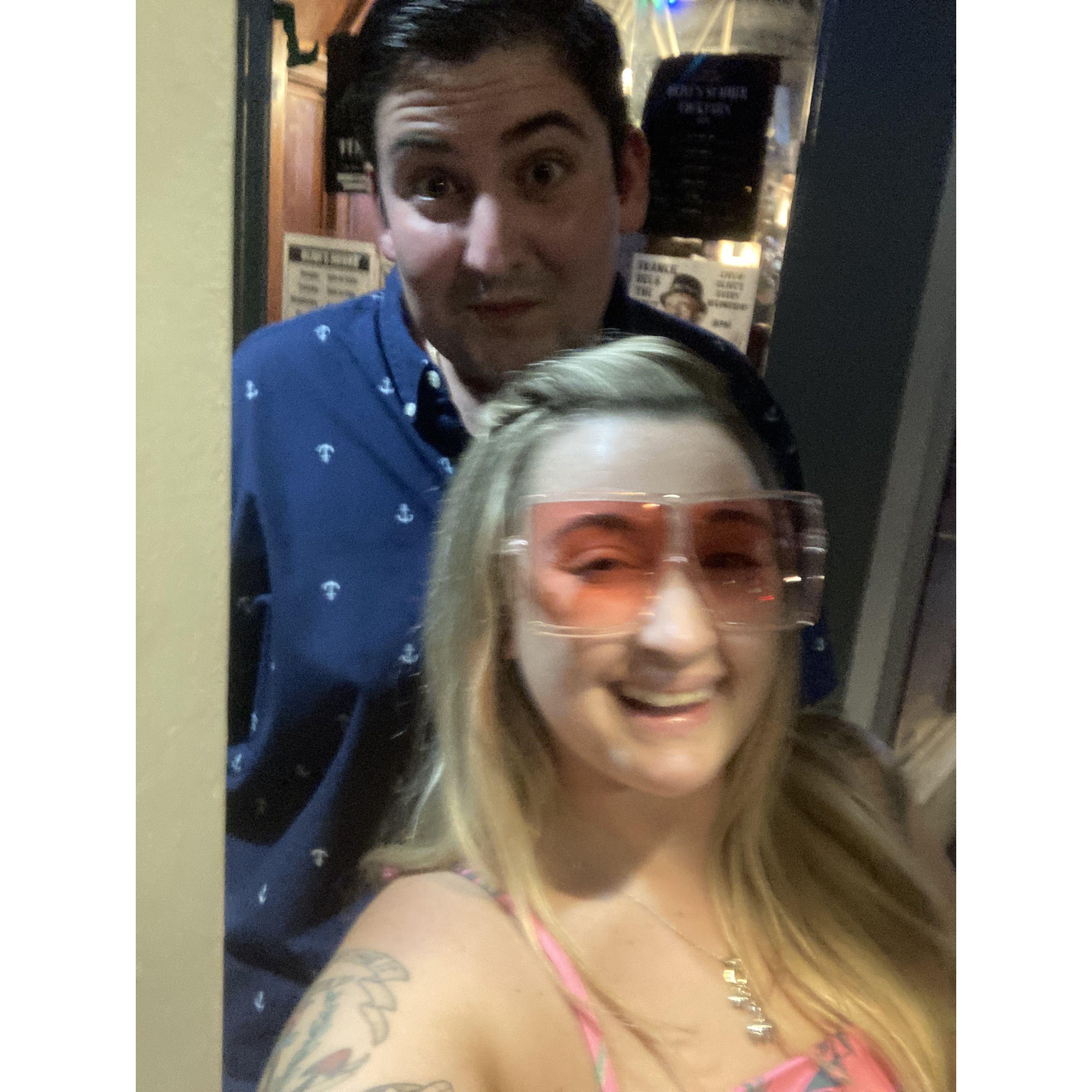 love when friends come to town and we go to karaoke