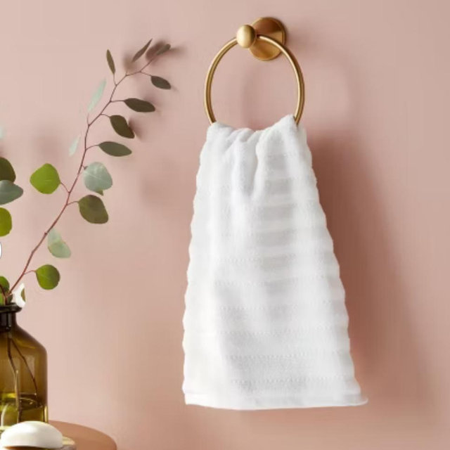 Performance Plus Hand Towel White Striped - Threshold™