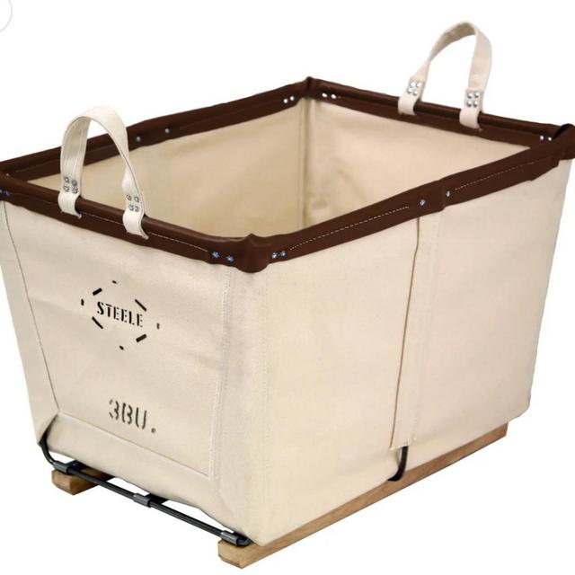 Canvas Small Carry Basket - 3 Bu