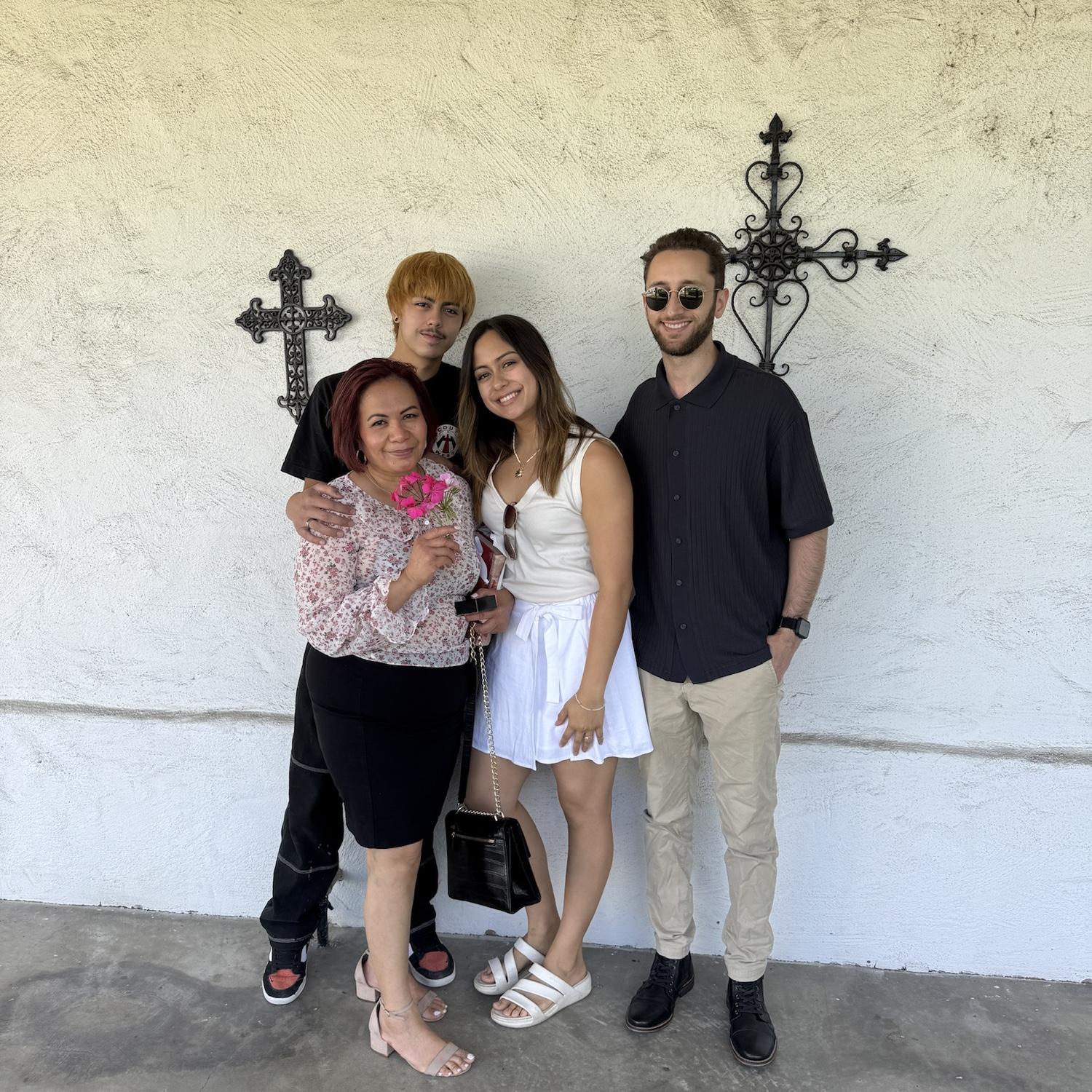 Jon loves when he joins Raegan’s family for church
