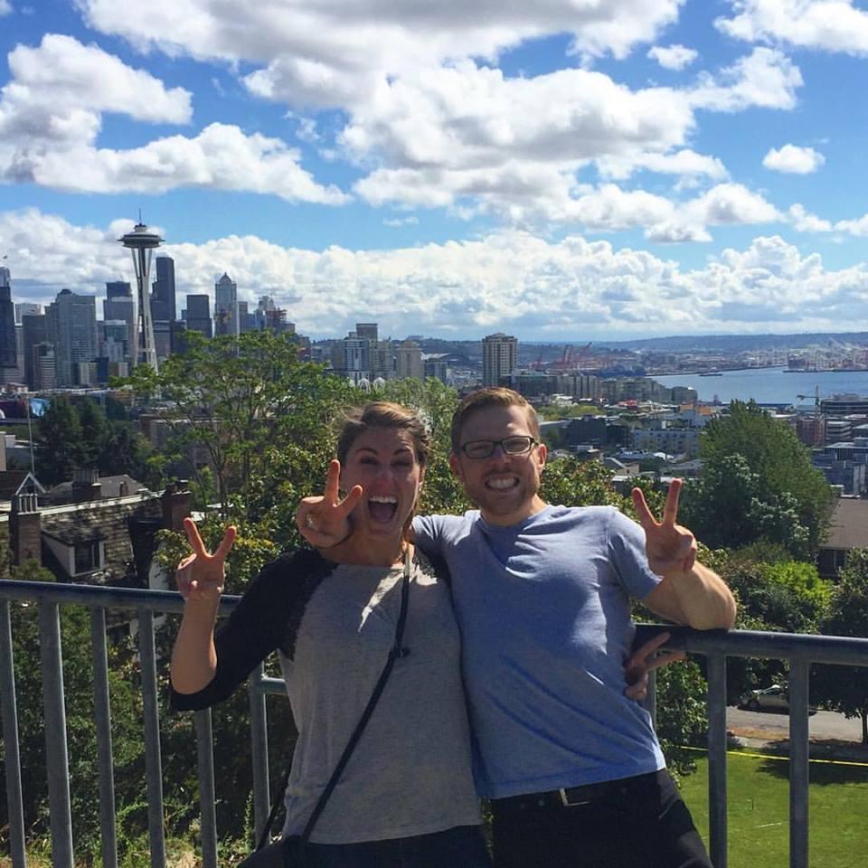 Visiting John's sister Elizabeth and her husband Jason during their year living in Seattle