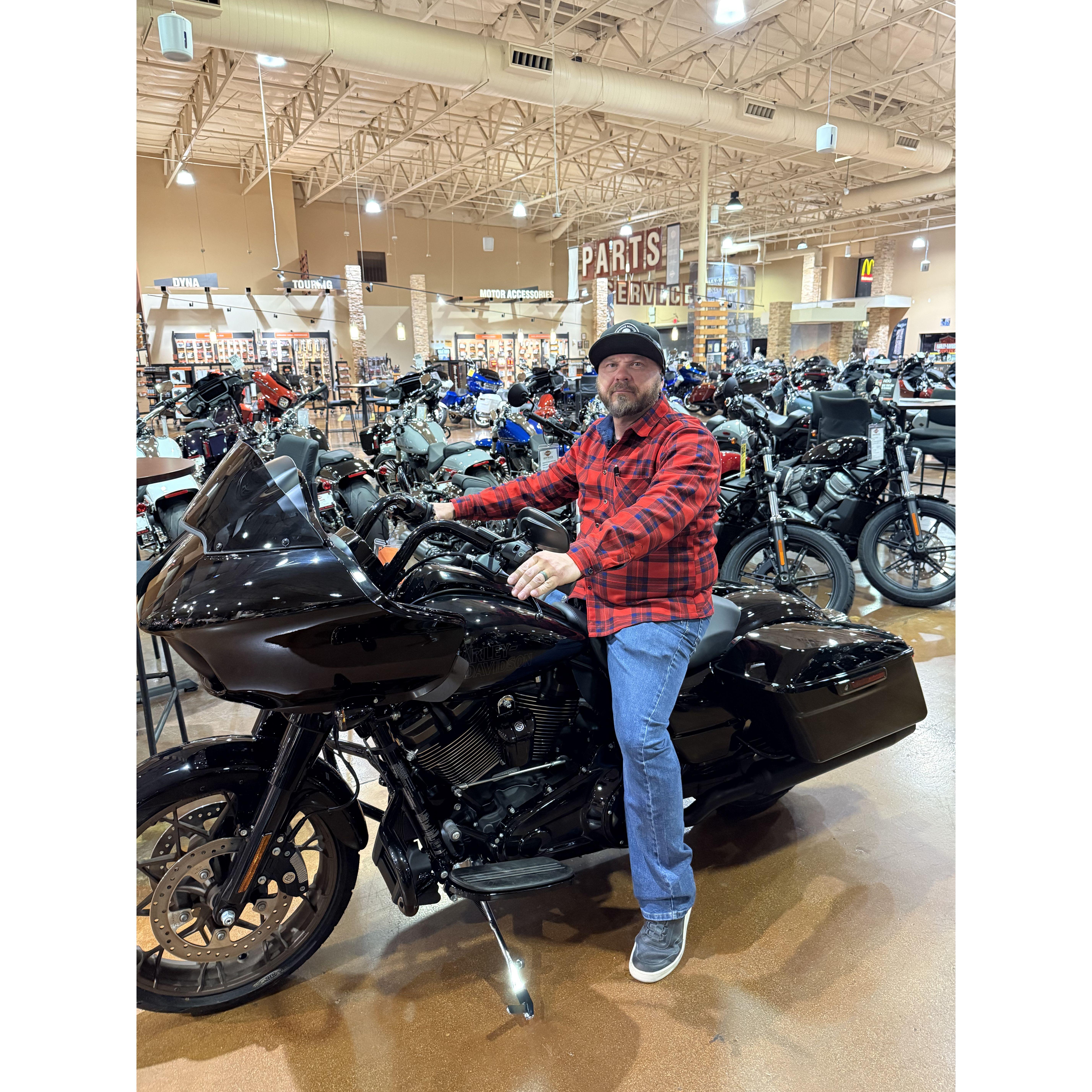 Our first Harley we bought together