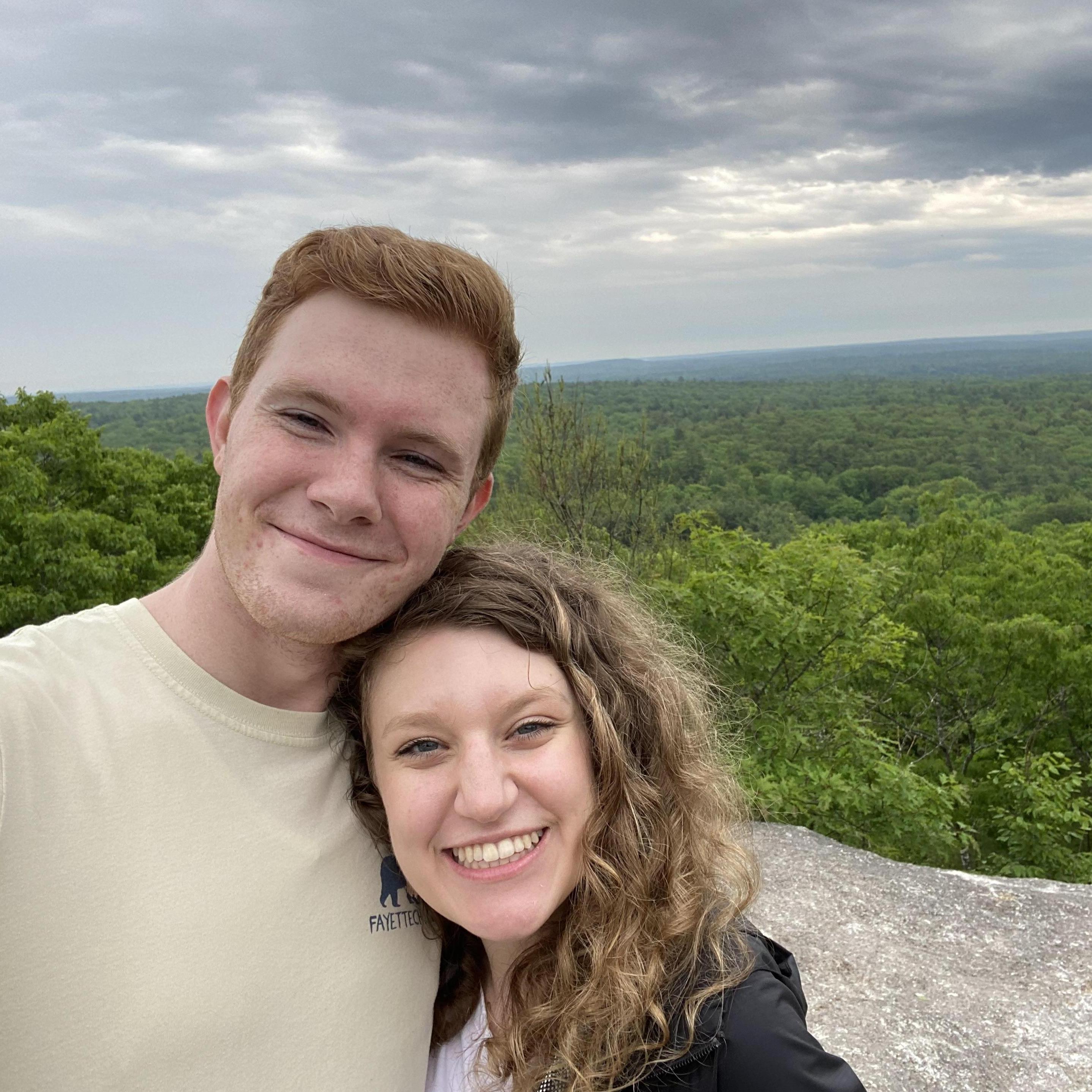 First date in Maine (at Bradbury Mountain in Freeport, Maine)