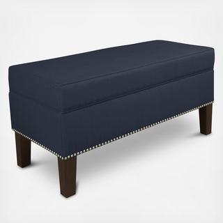 Nail Button Storage Bench