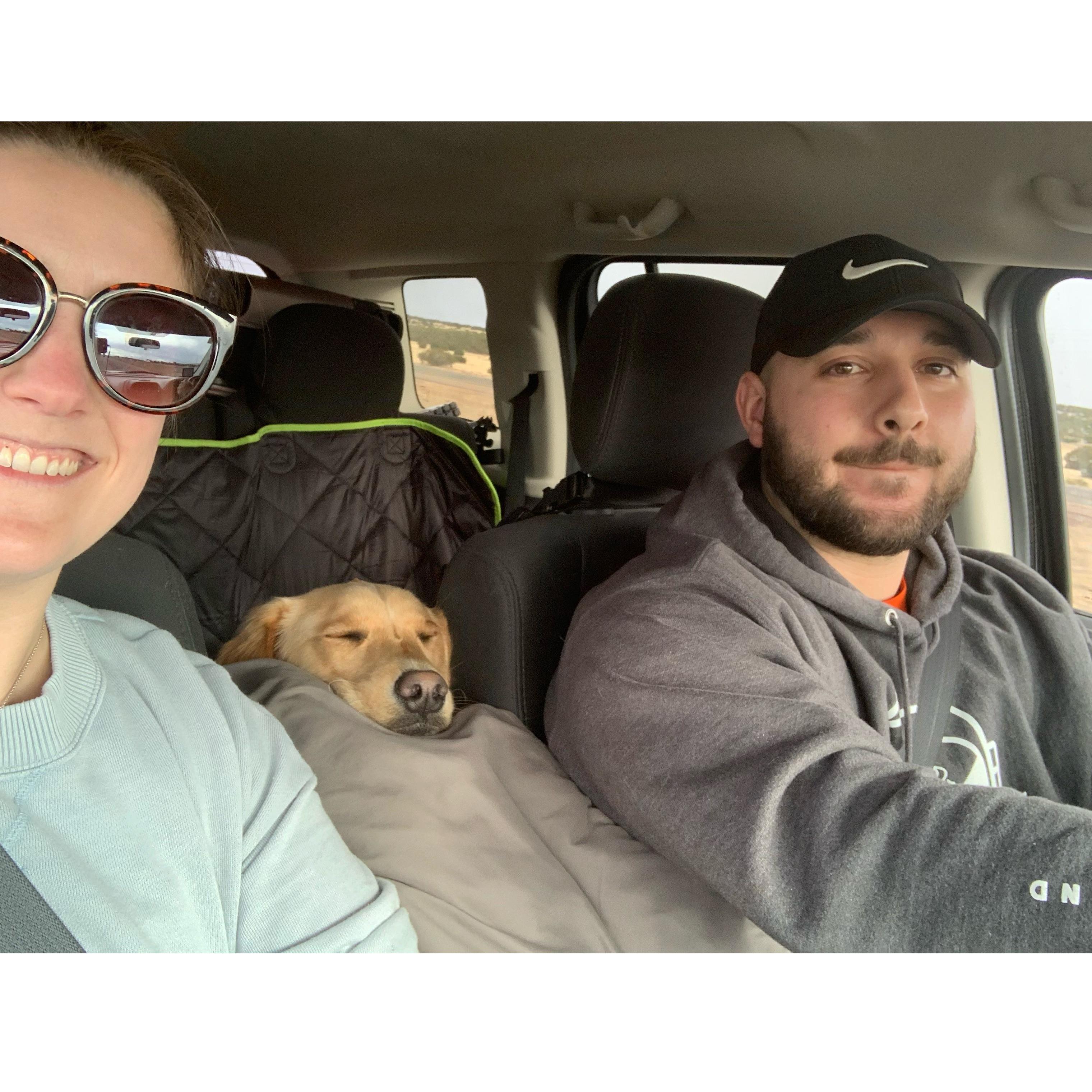 Cross country road trip moving to Phoenix