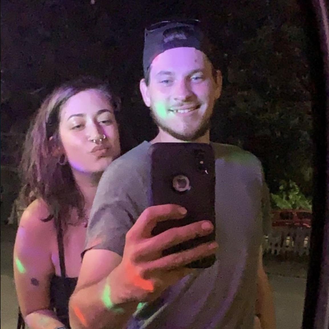 Our first frolicking on Folly