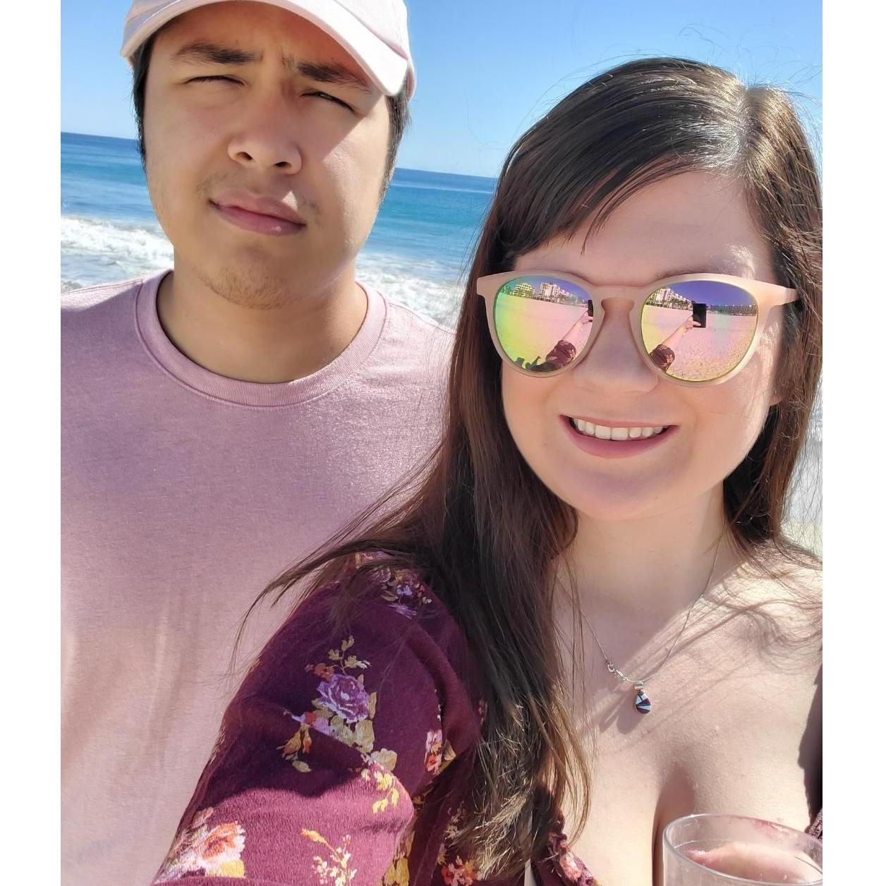 George and I are complete opposites, I will never get tired of traveling and he will never get tired of being home. Luckily we support each others passions.