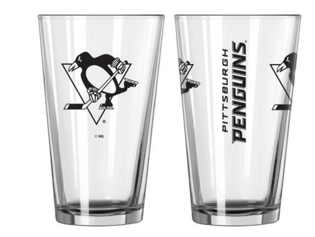 Pittsburgh Penguins 16oz Game Day Pint Glass