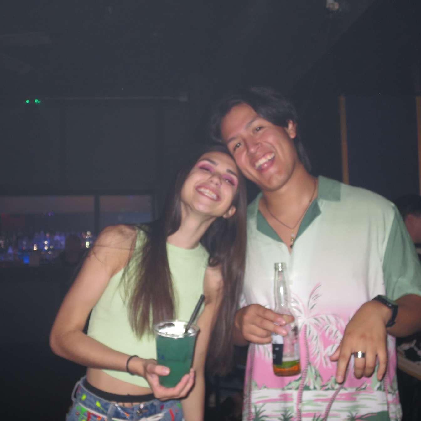 Met at a party, and the partying hasn’t stopped