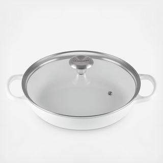 Signature Enameled Cast Iron Braiser with Glass Lid