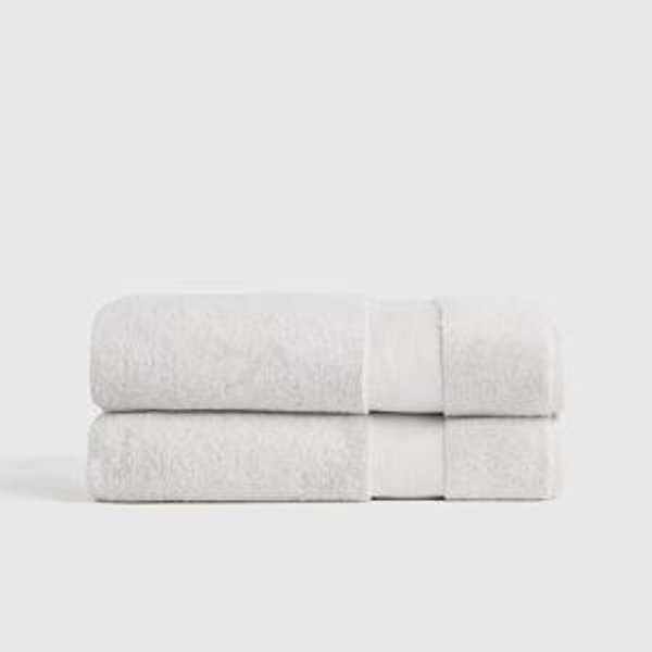 Turkish Ultra Plush Bath Sheet (Set of 2) - Silver