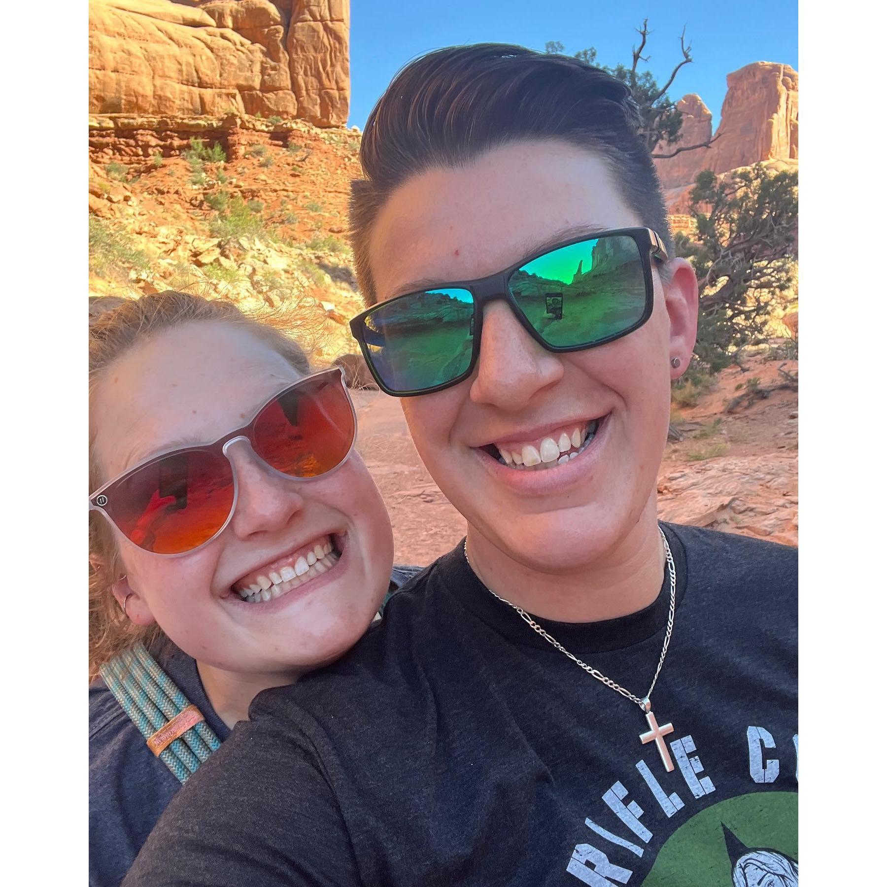 Our first vacation together: Moab