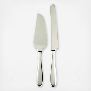 Grand City Cake Server/Knife Boxed Set