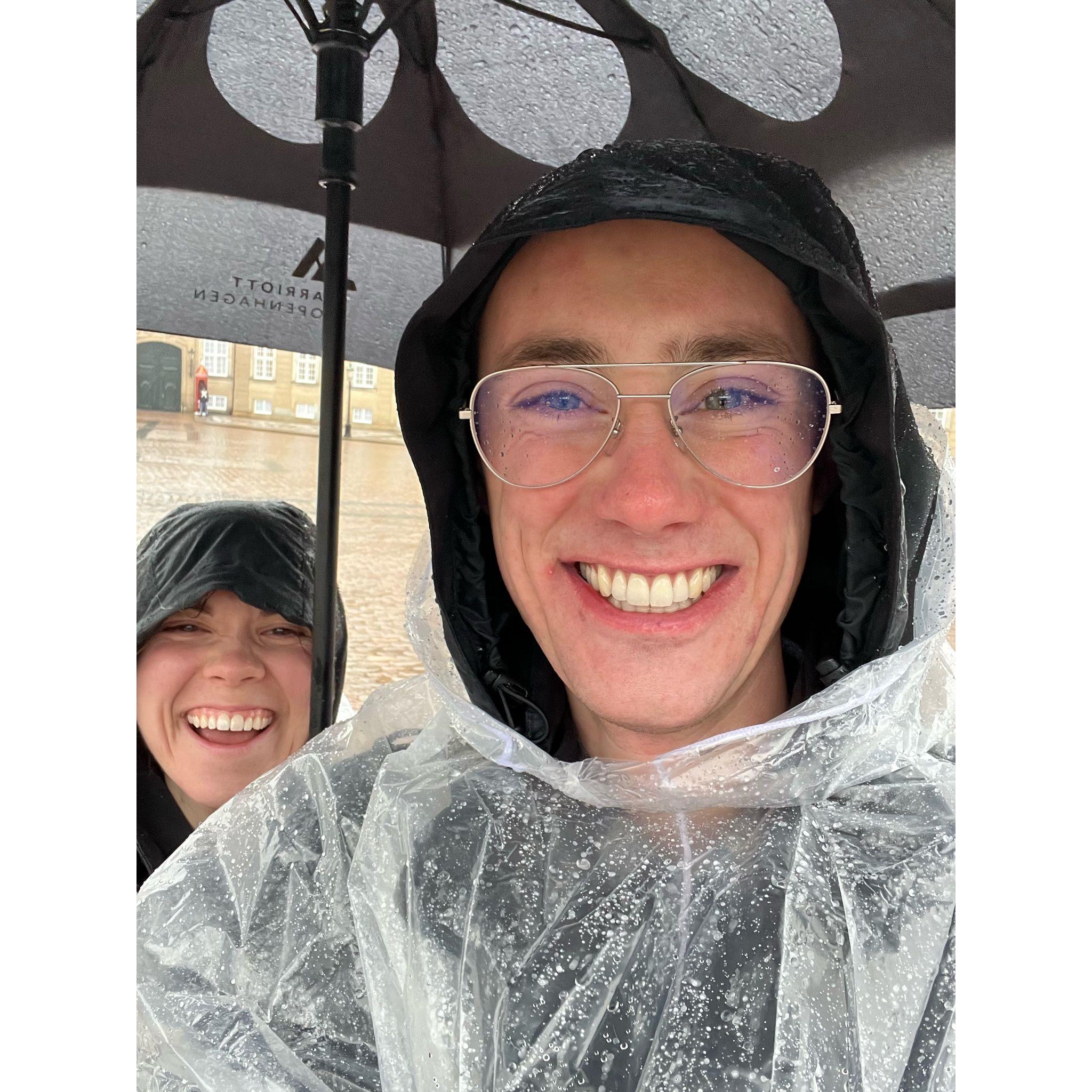 RAINY bike ride in Copenhagen, Denmark - 2023