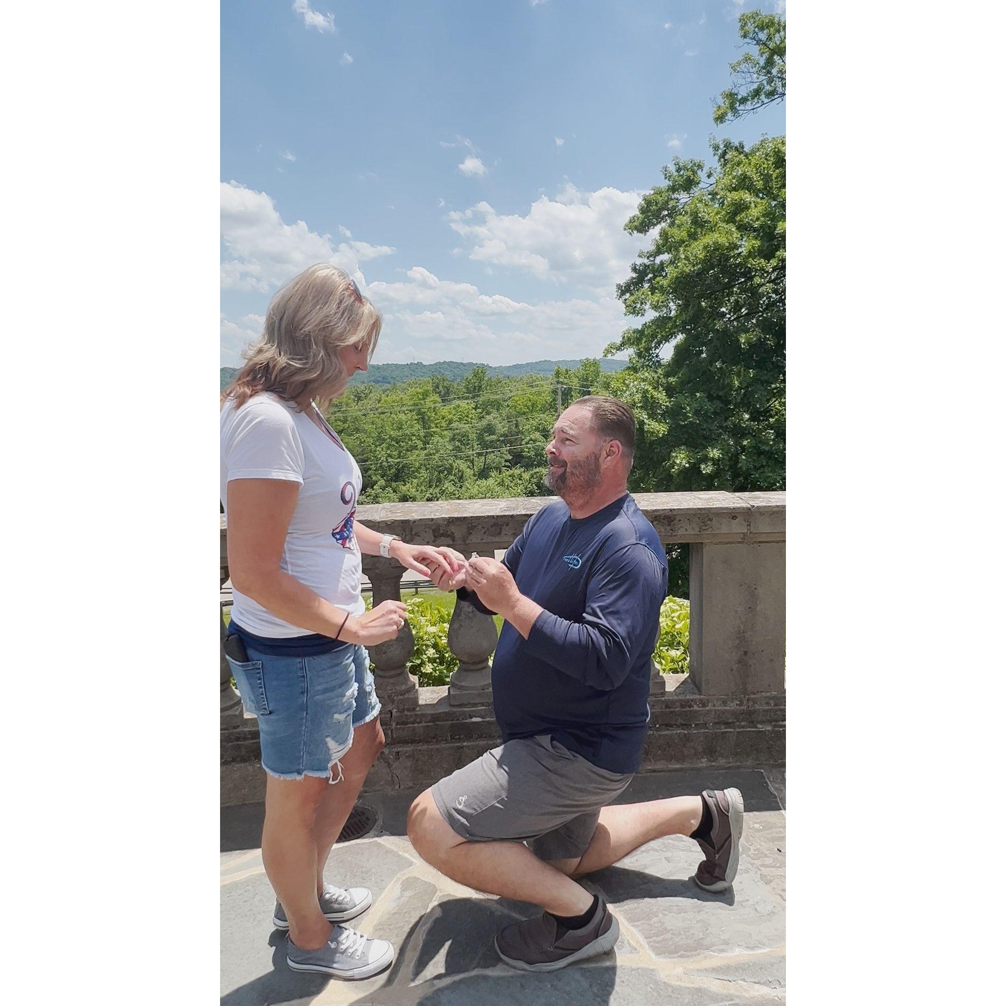 She said "YES!!!"