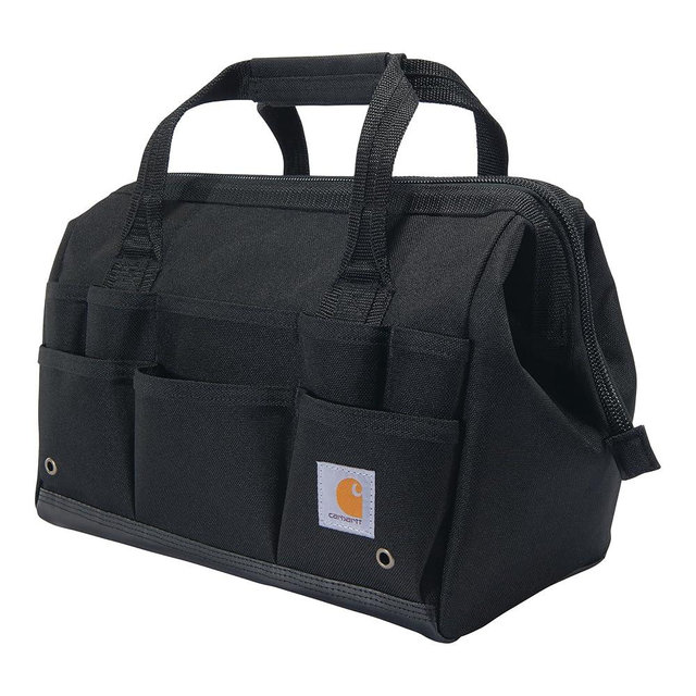 Carhartt Onsite Tool Bag, Durable Water-Resistant, Tool Storage Bag, Heavyweight, 14-Inch 26 Pocket, Black
