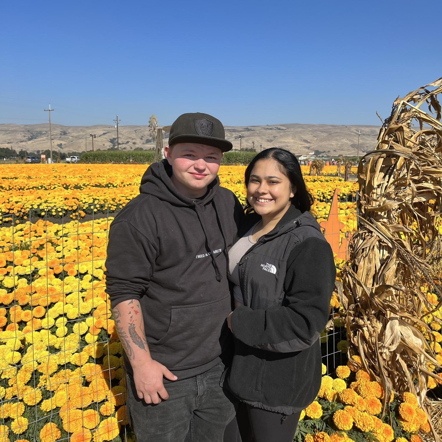 Our second time going to a pumpkin patch